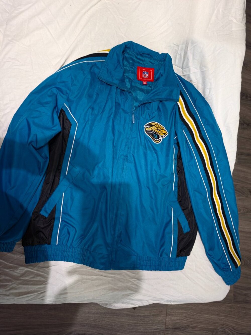 Jacksonville Jaguars Full-Zip Vintage Windbreaker 1990's NFL Jacket